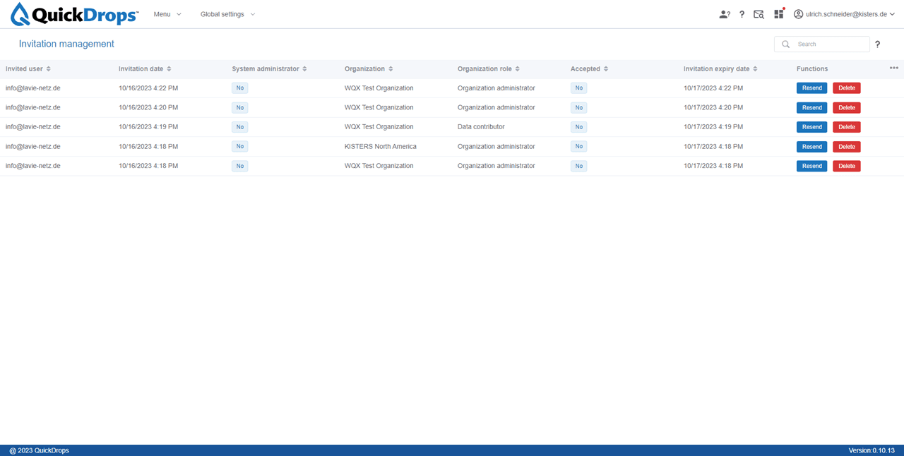 Invitation Management – Help Center QuickDrops
