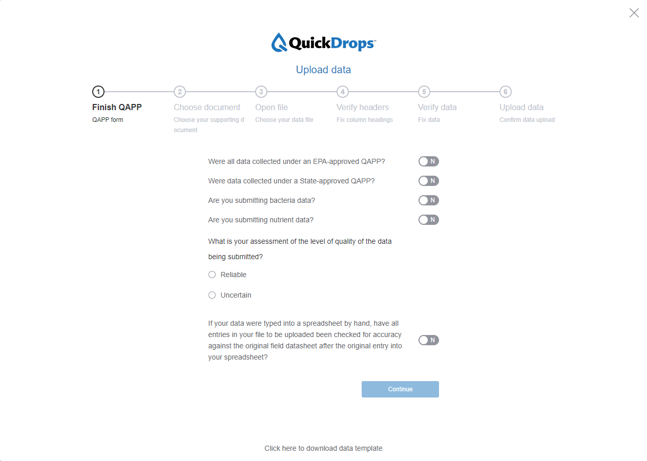 Upload Data to QuickDrops – Help Center QuickDrops